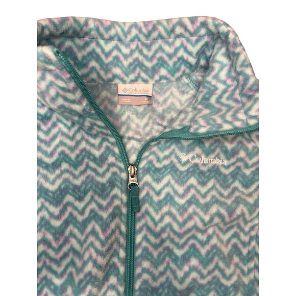 Columbia Girls Fleece Zipper Jacket - Picture 2 of 4